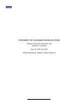 University of Colorado Insurance Pool : statutory financial statements and auditors' comments : June 30, 2003 and 2002, with independent auditors' report thereon