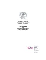 Division of Gaming, Department of Revenue, State of Colorado financial statements and independent auditors' report, June 30, 2004 and 2003