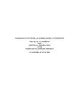 Colorado State Veterans Nursing Home at Fitzsimons : financial statements and additional information, with independent auditors' reports, year ended June 30, 2004