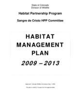 Habitat management plan 2009-2013