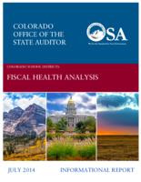 Colorado school districts fiscal health analysis : informational report