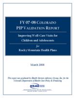 Improving well-care visits for children and adolescents for Rocky Mountain Health Plans