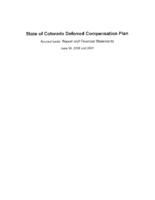 State of Colorado deferred compensation plan : accountants' report and financial statements June 30, 2008 and 2007