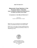 Mesaverde cross sections in the Piceance Basin, Colorado : index to published sections and new sections at Plateau and White River fields