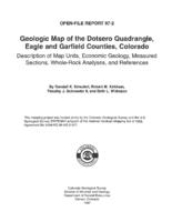 Geologic map of the Dotsero quadrangle, Eagle and Garfield Counties, Colorado