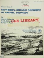 Geothermal resource assessment of Hartsel, Colorado