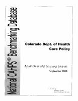 2008 CAHPS health plan survey, adult Medicaid sponsor report
