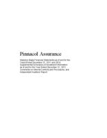 Pinnacol Assurance : statutory-basis financial statements as of and for the years ended December 31, 2011 and 2010, supplemental schedules of investment information as of and for the year%