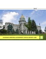 Colorado greening government annual report card