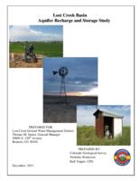 Lost Creek Basin aquifer recharge and storage study