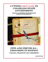 Cutting red tape in Colorado state government. Pits and peeves 2.0, progress in motion