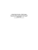 Colorado State University-Global Campus (a university within the Colorado State University System) : financial statements and independent auditor's reports : financial audit, years ended June 30, 2014 and 2013