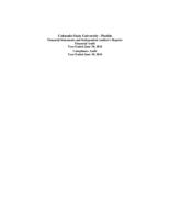 Colorado State University-Pueblo : financial statements and independent auditor's reports : financial audit year ended June 30, 2014 : compliance audit year ended June 30, 2014