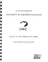 University of Northern Colorado, financial and compliance audits, years ended June 30, 2012 and 2011