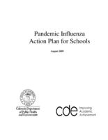 Pandemic influenza action plan for schools
