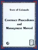 Contract procedures and management manual. Cover