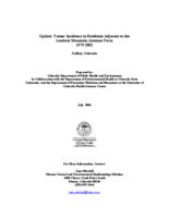 Update, tumor incidence in residents adjacent to the Lookout Mountain antenna farm 1979-2002 Golden, Colorado