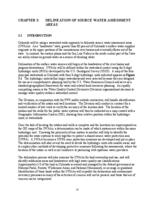 State of Colorado Source Water Assessment and Protection (SWAP) Program plan. Chapter 3: Delineation of Source Water Assessment Areas