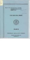 Colorado Legislative Council recommendations for 1975 : Legislative Council report to the Colorado General Assembly. Volume 3, Pages 1 - 18