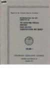 Colorado Legislative Council recommendations for 1978 : Legislative Council report to the Colorado General Assembly. Research Publication No. 223 vol 1: The Budgeting Process; Judiciary; Fixed Utilities; Transportation and Energy (Pages 1 - 89)