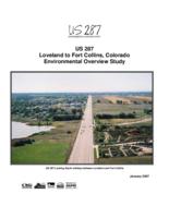 US 287 Loveland to Fort Collins, Colorado environmental overview study