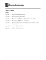 State highway 9, Frisco to Breckenridge : final environmental impact statement & final section 4(f) evaluation. Volume 2: Table of Contents