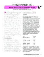 Understanding insulin pumps & continuous glucose monitors. Chapter 8: Food Management and the Pump