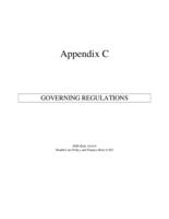 Children's Extensive Support waiver. Appendix C, Part 1: Governing Regulations