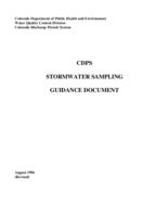 CDPS stormwater sampling guidance document