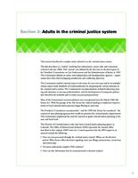 Crime and justice in Colorado, 2006. Section 3: Adults in the Criminal Justice System