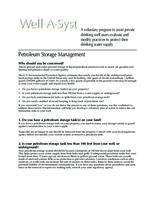 Well-A-Syst : wellhead assessment system. Petroleum Storage Management