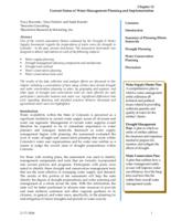 Drought and water supply assessment. Section 2, Chapter 12: Current Status of Water Management Planning and Implementation