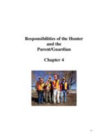 Huntmaster manual. Chapter 4: Responsibilities of the Hunter and Parent-Guardian