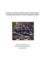 An analysis of strategies to identify, repair and retire smoking and high-emitting vehicles in the Denver Metropolitan Region