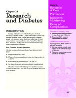 Understanding diabetes. Chapter 28: Research and Diabetes