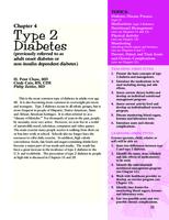Understanding diabetes. Chapter 4: Type 2 Diabetes