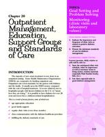 Understanding diabetes. Chapter 20: Outpatient Management, Education, Support Groups, and Standards of Care