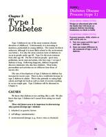 Understanding diabetes. Chapter 3: Type 1 Diabetes