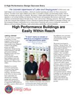 High performance buildings are easily within reach