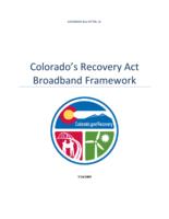 Colorado's Recovery Act broadband framework