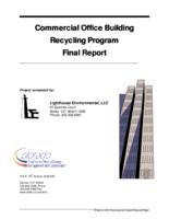 Commercial office building recycling program, final report