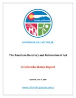 The American Recovery and Reinvestment Act : a Colorado status report