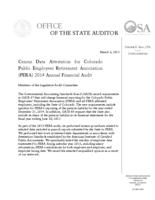 Census data attestation for Colorado Public Employees Retirement Association (PERA) 2014 annual financial audit