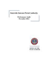 Statewide Internet Portal Authority performance audit