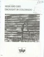 High and dry : a case study of Colorado drought response, 1977-1978