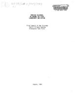 Housing Colorado : an agenda for state leadership and action : final report of the Colorado Public Private Housing Strategies Task Force