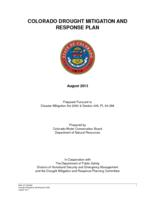 Colorado drought mitigation and response plan