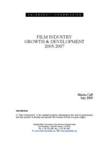 Film industry growth & development 2005-2007