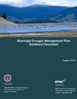 Municipal drought management plan guidance document