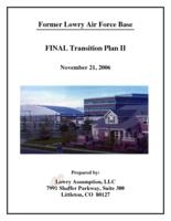 Former Lowry Air Force Base final transition plan II